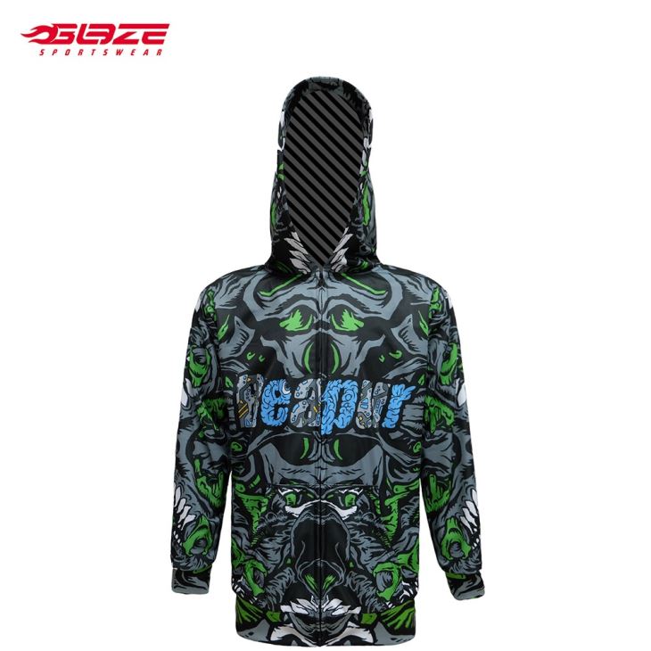 Mens Oversized Full Zipper Hoodie